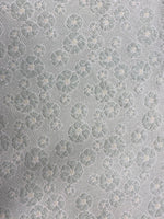 Green flowers brocade