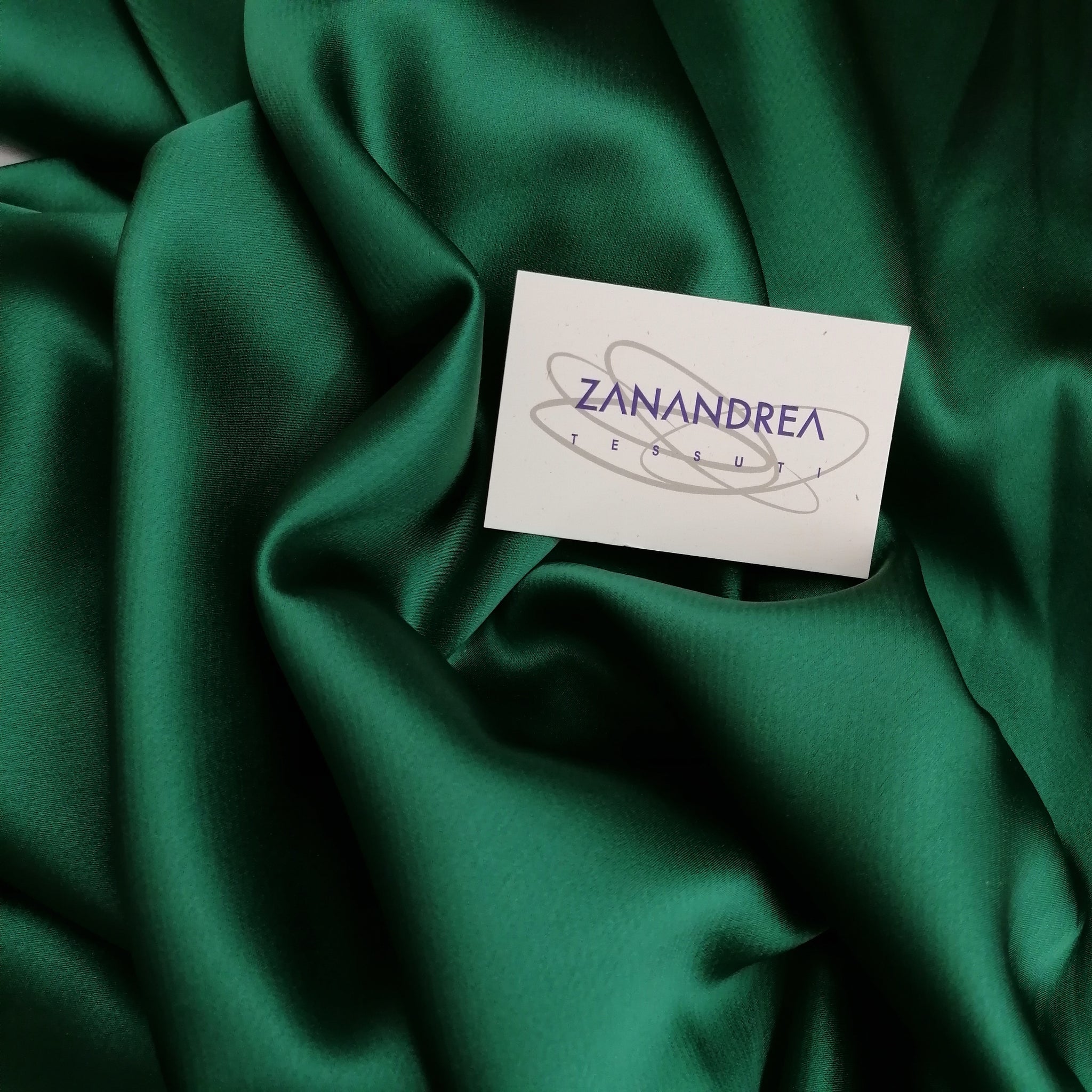Cady lucido verde  Zanandrea Tessuti