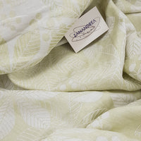 Fiandra cotone verde foglia