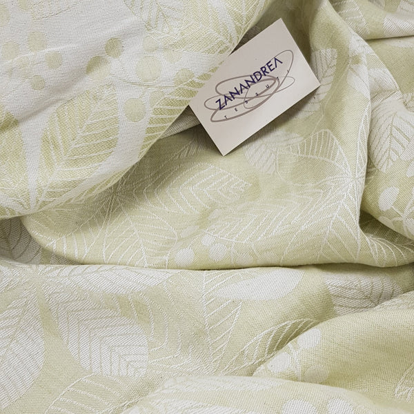 Fiandra cotone verde foglia