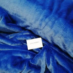 Eco fur bluette