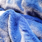 Eco fur bluette